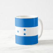 Vlag van Honduras Koffiemok (Voorkant rechts)