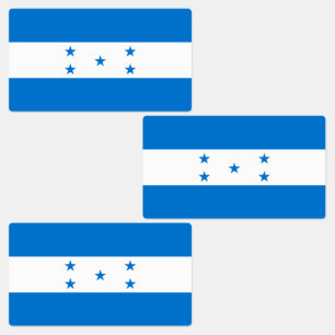 Vlag van Honduras Labels