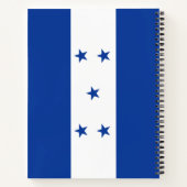 Vlag van Honduras Notitieboek (Achterkant)