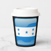 Vlag_van_Honduras Papieren Bekers (Achterkant)