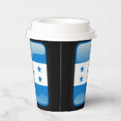 Vlag_van_Honduras Papieren Bekers (Rechts)