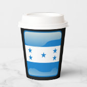 Vlag_van_Honduras Papieren Bekers (Voorkant)