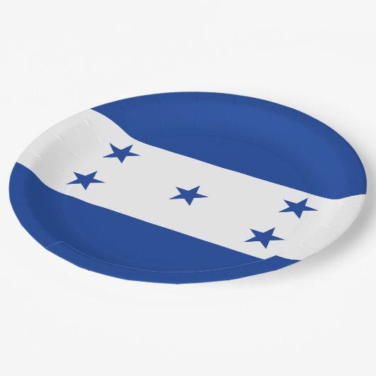 Vlag van Honduras Papieren Bordje (Gekanteld)