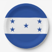 Vlag van Honduras Papieren Bordje (Voorkant)