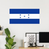 Vlag van Honduras Poster (Thuiskantoor)