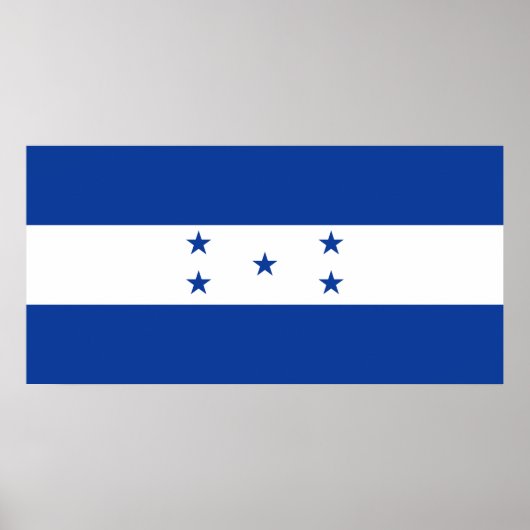 Vlag van Honduras Poster (Voorkant)