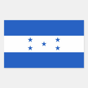 Vlag van Honduras Rechthoekige Sticker