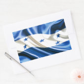 VLAG VAN HONDURAS RECHTHOEKIGE STICKER (Envelop)