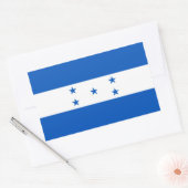 Vlag van Honduras Rechthoekige Sticker (Envelop)