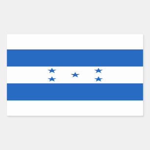 Vlag van Honduras Rechthoekige Sticker