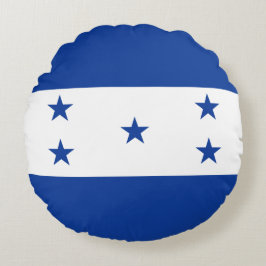 Vlag van Honduras Rond Kussen