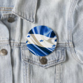 VLAG VAN HONDURAS RONDE BUTTON 7,6 CM (In situ)