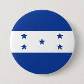 Vlag van Honduras Ronde Button 7,6 Cm (Voorkant)
