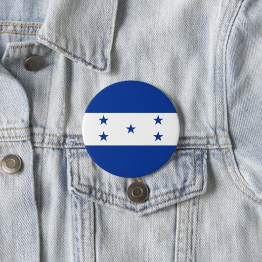Vlag van Honduras Ronde Button 7,6 Cm (In situ)