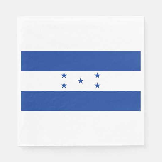 Vlag van Honduras Servet (Voorkant)