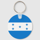 Vlag van Honduras Sleutelhanger (Achterkant)
