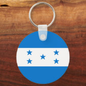 Vlag van Honduras Sleutelhanger (Achterkant)