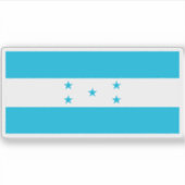 Vlag van Honduras Sticker (Voorkant)