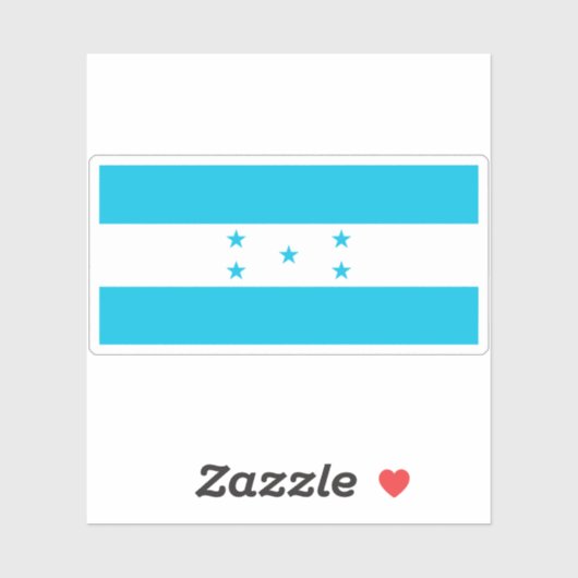 Vlag van Honduras Sticker (Vel)