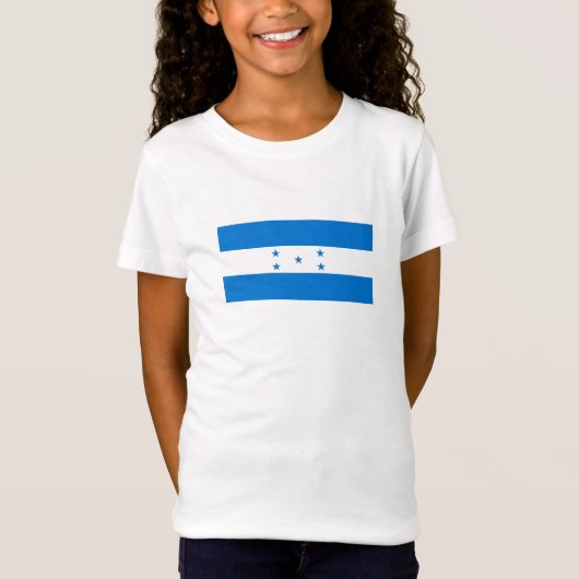 Vlag van Honduras T-shirt (Voorkant)