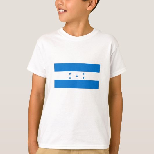 Vlag van Honduras T-shirt (Voorkant)