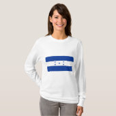Vlag van Honduras T-shirt (Voorkant volledig)