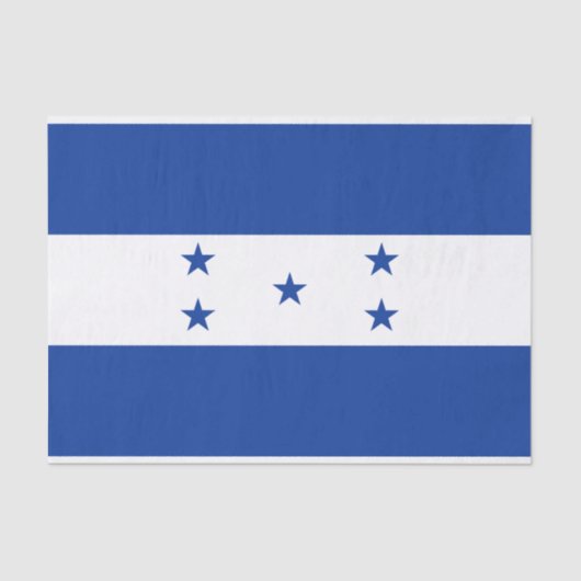 Vlag van Honduras Tissuepapier (Voorkant)