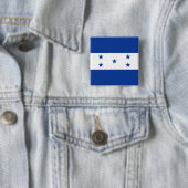 Vlag van Honduras Vierkante Button 5,1 Cm (In situ)