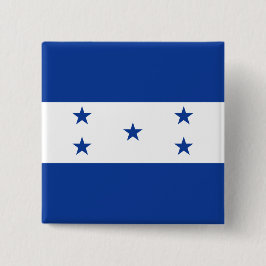 Vlag van Honduras Vierkante Button 5,1 Cm