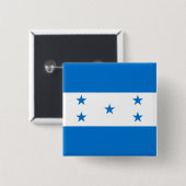 Vlag van Honduras Vierkante Button 5,1 Cm (Voorkant /achterkant)