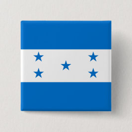 Vlag van Honduras Vierkante Button 5,1 Cm