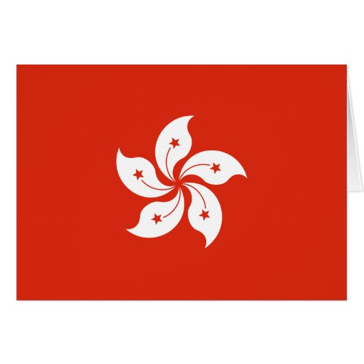 Vlag van Hong Kong (Voorkant Horizontaal)