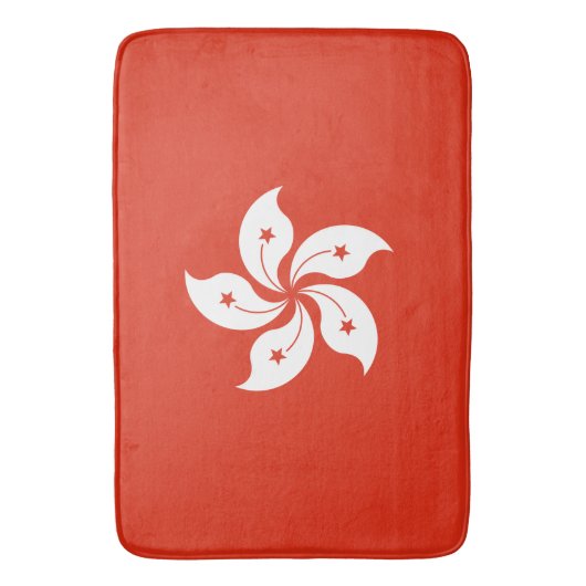 Vlag van Hong Kong Bath Mat (Voorkant Verticaal)