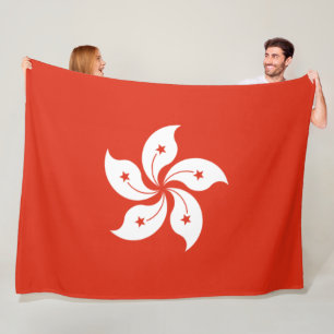 Vlag van Hong Kong Fleece Deken