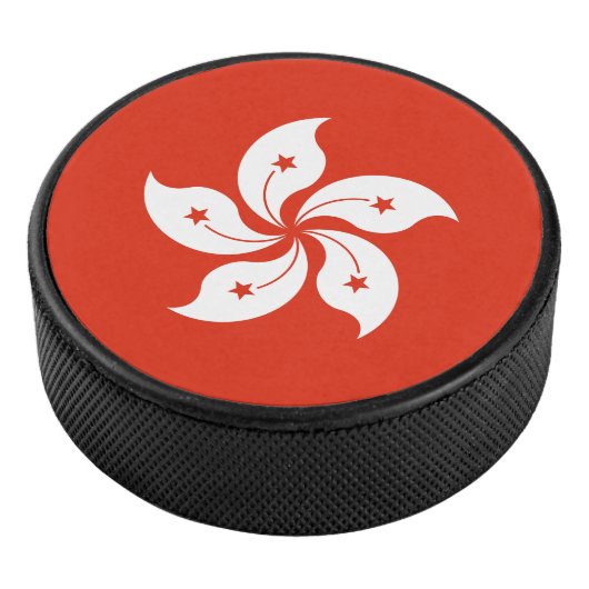 Vlag van Hong Kong Hockey Puck (3/4)
