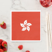 Vlag van Hong Kong Servet (Insitu)
