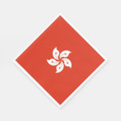 Vlag van Hong Kong Servet (Hoek)