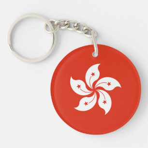 Vlag van Hong Kong Sleutelhanger
