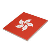 Vlag van Hong Kong Tegeltje (Zijkant)