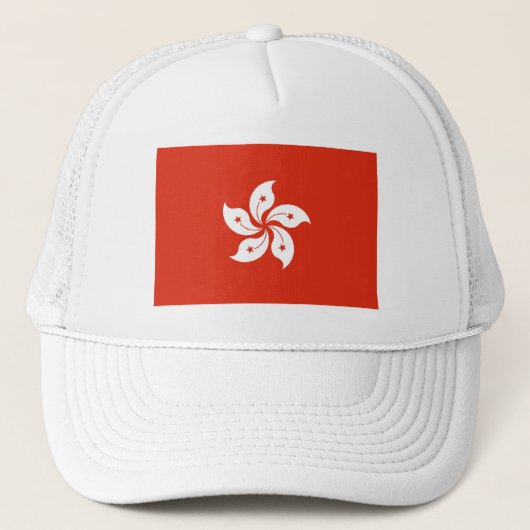 Vlag van Hong Kong Trucker Pet (Voorkant)
