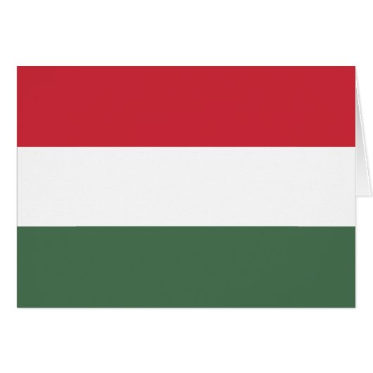 Vlag van Hongarije (Voorkant Horizontaal)