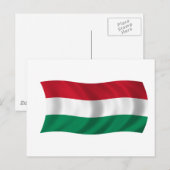 vlag van Hongarije Briefkaart (Voorkant / Achterkant)