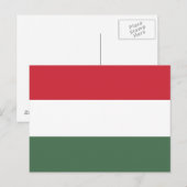 Vlag van Hongarije Briefkaart (Voorkant / Achterkant)