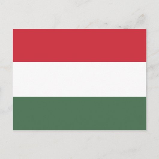 Vlag van Hongarije Briefkaart (Voorkant)