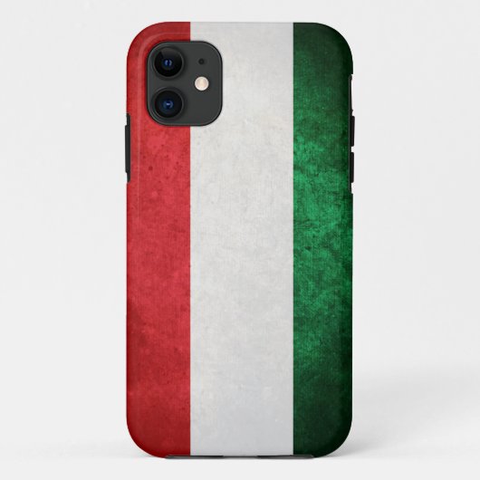 vlag van Hongarije Case-Mate iPhone Case (Achterkant)