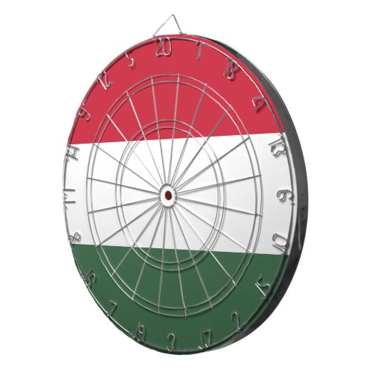 Vlag van Hongarije Dartbord (Voorkant Rechts)