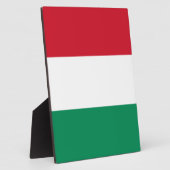 vlag van Hongarije Fotoplaat (Zijkant)