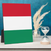 vlag van Hongarije Fotoplaat (Zijkant)