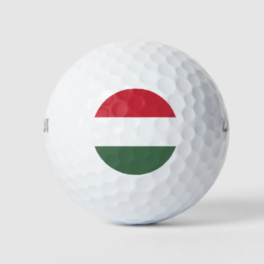Vlag van Hongarije Golfballen (Voorkant)