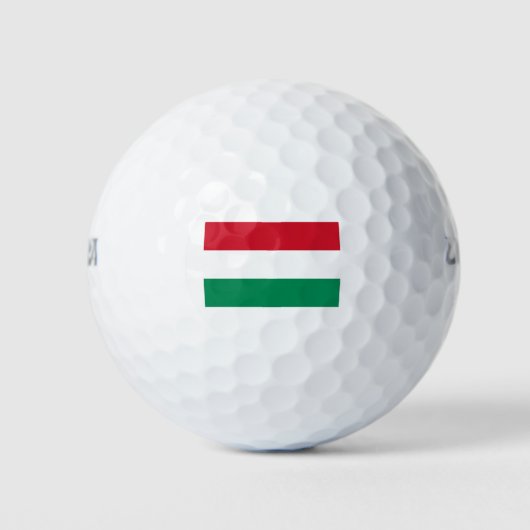 vlag van Hongarije Golfballen (Voorkant)